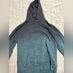 Hollister Dark Teal Sherpa-Lined Hoodie